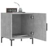 vidaXL Bedside Cabinets 2 pcs Concrete Grey 40x40x50 cm Engineered Wood