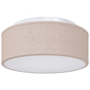vidaXL Ceiling Lamp with Spotlights Taupe 30 x 30 x 13.5 cm Fabric