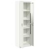 vidaXL Storage Cabinet 2 pcs White 60 x 40 x200 cm Cold-Rolled Steel