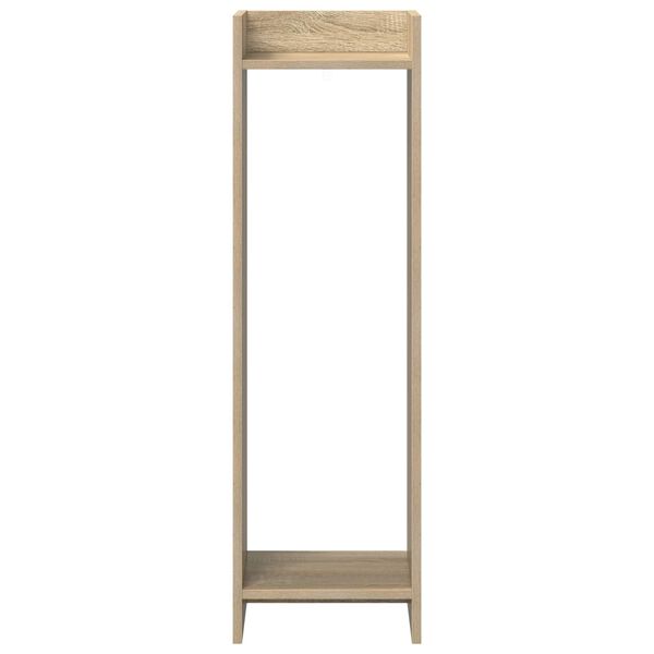 vidaXL Plant Stand Sonoma Oak 30 x 30 x 100 cm Engineered Wood
