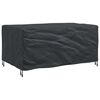 vidaXL Furniture Cover Plain Black 172 x 113 x 73 cm 600D