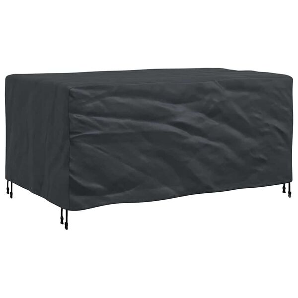 vidaXL Furniture Cover Plain Black 172 x 113 x 73 cm 600D