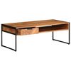 vidaXL Coffee Table 110x55x40 cm Solid Wood Acacia
