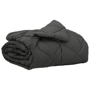 vidaXL Summer Duvet 200 x 135 cm Summer 200 gsm Anthracite