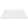 vidaXL Shower Base Tray with Dots White 90x70x4 cm ABS
