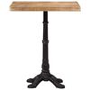vidaXL Bistro Table 60x60x77 cm Rough Mango Wood