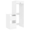 vidaXL Laundry Cabinet Set with Storage 2 pcs White Engineered wood