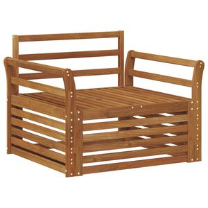 vidaXL 2 pcs Outdoor Sofa Natural