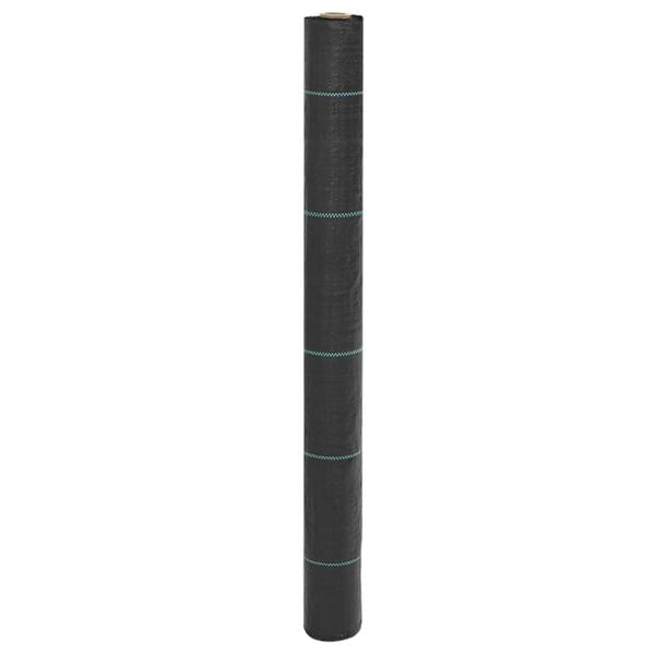 vidaXL Weed Membrane Black 1x150 m PP