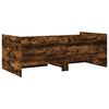 vidaXL Daybed with Drawers without Mattress Smoked Oak 90x190 cm Single