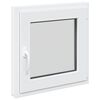 vidaXL Basement Window RISOR 50 x 50 cm PVC and Glass White