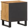 vidaXL Bedside Cabinet 40x33x46 cm Solid Wood Rough Mango