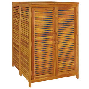 vidaXL Garden Storage Box 70x87x104 cm Solid Wood Acacia
