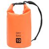 vidaXL Dry Bag Orange 10 L PVC