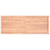 vidaXL Wall Shelf Light Brown 160x60x(2-6) cm Treated Solid Wood Oak
