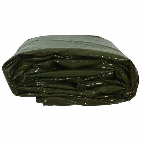 vidaXL Tarpaulin 650g / m² Olive Green 2.5 x 4.5 m