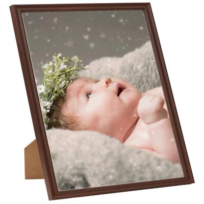 vidaXL Photo Frames Collage 3 pcs for Table Dark Red 28x35 cm