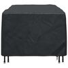 vidaXL Furniture Cover Plain Black 200 x 110 x 70 cm 600D