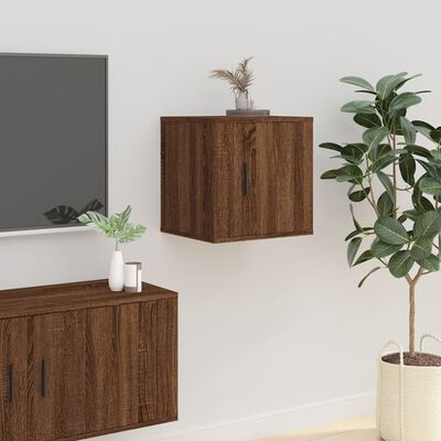 vidaXL Wall Mounted TV Cabinet Brown Oak 40x34,5x40 cm