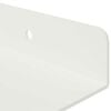 vidaXL Floating Shelf Wall-mounted 3 pcs White 40 x 9 x 2.5 cm Steel