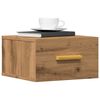 vidaXL Wall-mounted Bedside Cabinets 2 pcs Artisan Oak 35x35x20 cm
