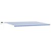 vidaXL Retractable Awning Manual Blue and White 600 x 300 cm