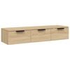 vidaXL Wall Cabinet Sonoma Oak 102x30x20 cm Engineered Wood