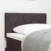 vidaXL Headboard with Headboard Dark Brown 80 cm Faux Leather