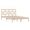 vidaXL Bed Frame without Mattress Solid Wood 140x200 cm (810017+814194)