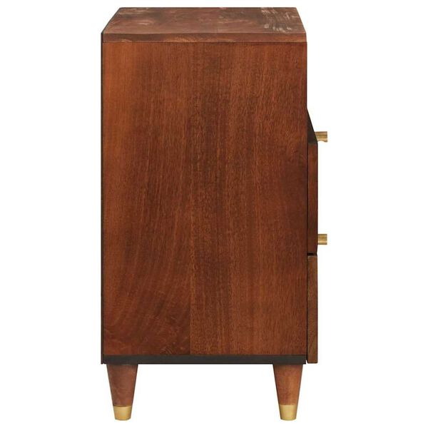 vidaXL Bedside Tables with Drawer 50 x 33 x 62 cm Solid Mango Wood