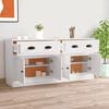 vidaXL Sideboards 2 pcs White Engineered Wood
