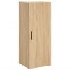 vidaXL Highboard Sonoma Oak 34.5x34x180 cm Engineered Wood