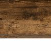 vidaXL Wall-Mounted Desk Smoked Oak 60 x 45 x 30 cm Engineered Wood