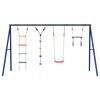 vidaXL Outdoor Swing Set with Swing. Trapeze. Ladder. Disc Swing