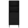 vidaXL Sideboard Black 34.5x34x90 cm Engineered Wood