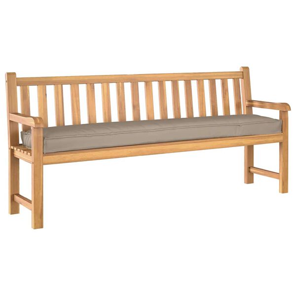 vidaXL Pallet Cushion Set 2 pcs Taupe 200 x 40 x 8 cm Oxford fabric