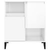 vidaXL Sideboard High Gloss White 60x35x70 cm Engineered Wood
