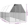 vidaXL Chicken Cage 2x6x2 m Galvanised Steel