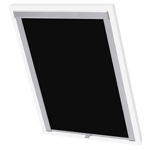 vidaXL Blackout Roller Blinds Black M04/304