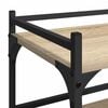 vidaXL Kitchen Trolley Sonoma Oak 50 x 35 x 75.5 cm Engineered Wood