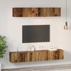 vidaXL TV Cabinet Set Wall-mounted 5 pcs Old Wood Engineered Wood