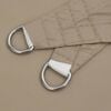 vidaXL Sunshade Sail Oxford Fabric Square 5x5 m Taupe