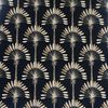 DUTCH WALLCOVERINGS Wallpaper Palm Palace Black and Gold