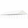 vidaXL Gazebo with Roof White 20.07x5.88x3.75 m Polyethylene