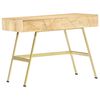 vidaXL Writing Desk with Drawers 100x55x75 cm Solid Mango Wood