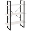 vidaXL Book Cabinet | White | Solid pine wood | 80x30x105 cm | Book Cabinet