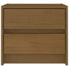 vidaXL Bedside Cabinets 2 pcs Honey Brown Solid Pine Wood