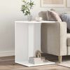 vidaXL Side Table White 45 x 40 x 62.5 cm Engineered Wood