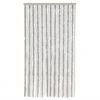 vidaXL Fly Curtain Light Grey and White 100x230 cm Chenille