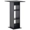 vidaXL Bar Table | Black | Engineered wood | Tall | Sleek | Bar Table | Square